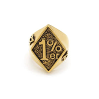 1% er Signet Ring — dettaglio della stampa