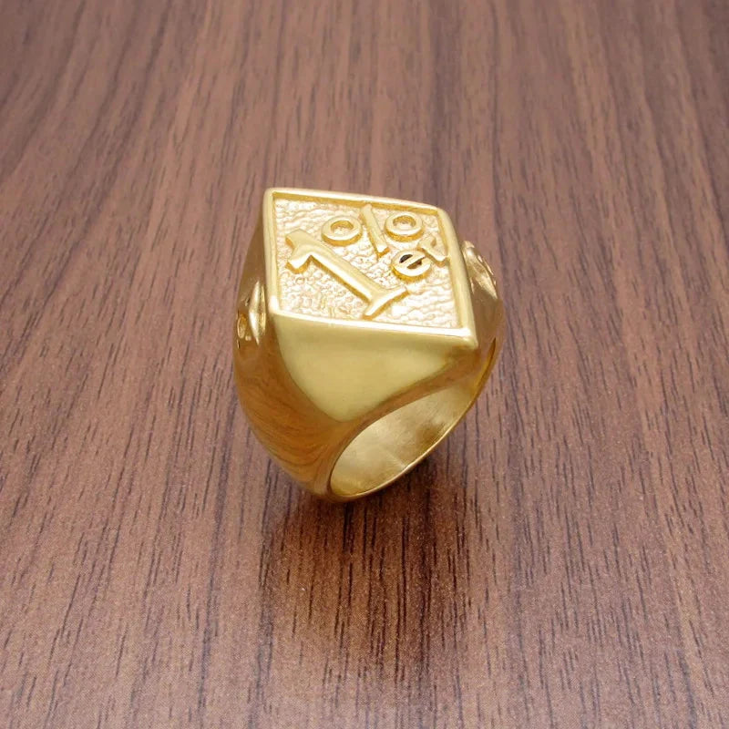1% er Signet Ring — vista posteriore