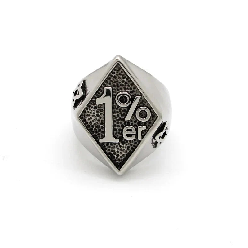 1% er Signet Ring — dettaglio