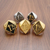 1% er Signet Ring — vista laterale