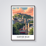 Edinburgh Castle Vintage Poster