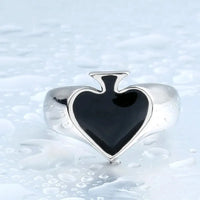 Ace of Spades Ring — vista posteriore