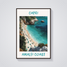 Amalfi Coast Beach Poster