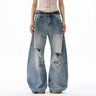 American Style Y2K Distressed Unisex Jeans