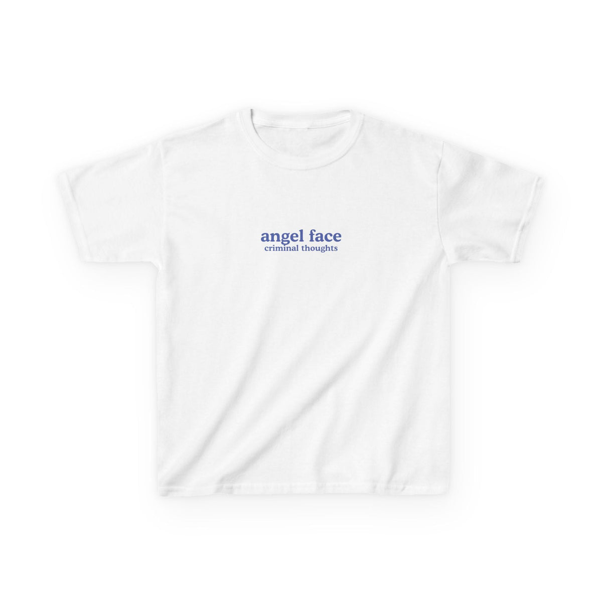 Angel Face, Criminal Thoughts Brat Baby Tee — dettaglio