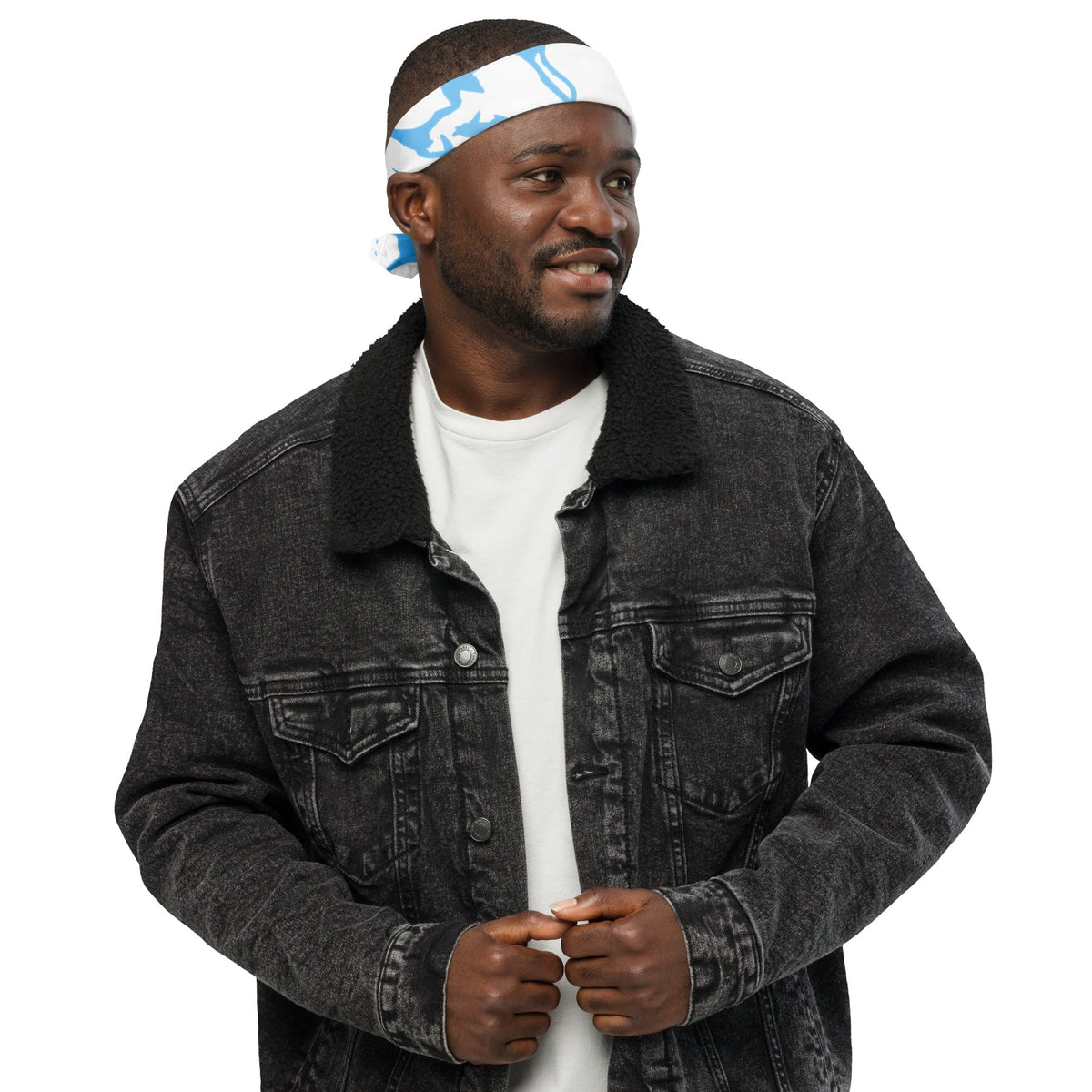 Arctic Blue Camo Bandana — vista frontale