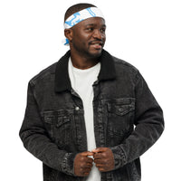 Arctic Blue Camo Bandana — vista frontale