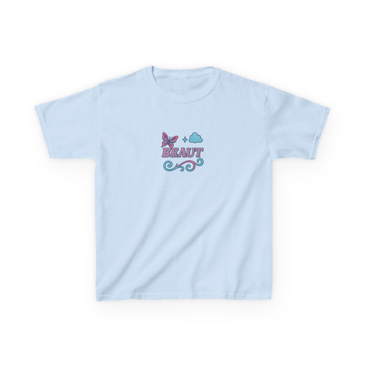 Beaut Graphic Baby Tee — dettaglio della stampa