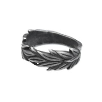 Black Ears of Wheat Ring — vista frontale