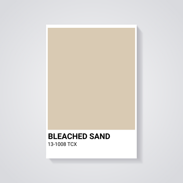 Bleached Sand Art Poster