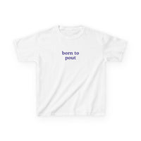 Born To Pout Brat Baby Tee — dettaglio
