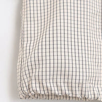 Bow Y2K Plaid Zip Up Windbreaker Jacket — dettaglio della stampa
