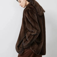Chic Y2K Soft Faux Fur Coat Jacket — in alternativa