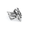 Chunky Y2K Gothic Butterfly Ring