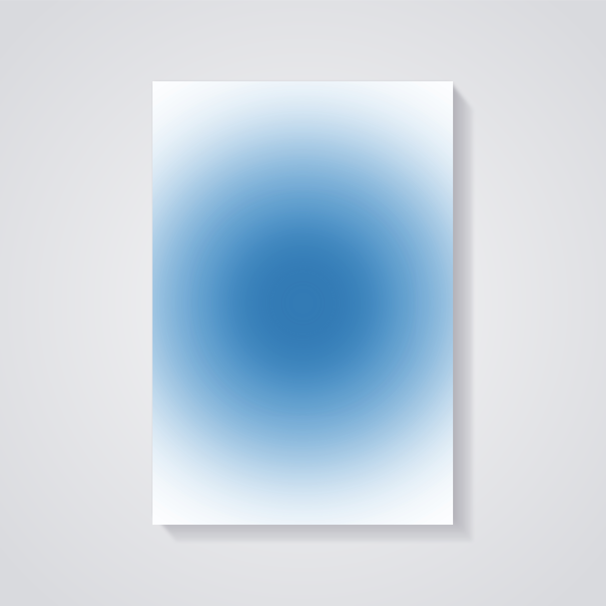 Clear Blue Sky Poster — vista posteriore