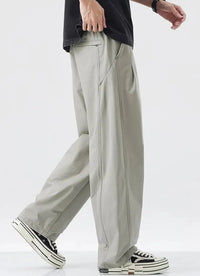 Comfy Y2K Parachute Trousers — vista laterale