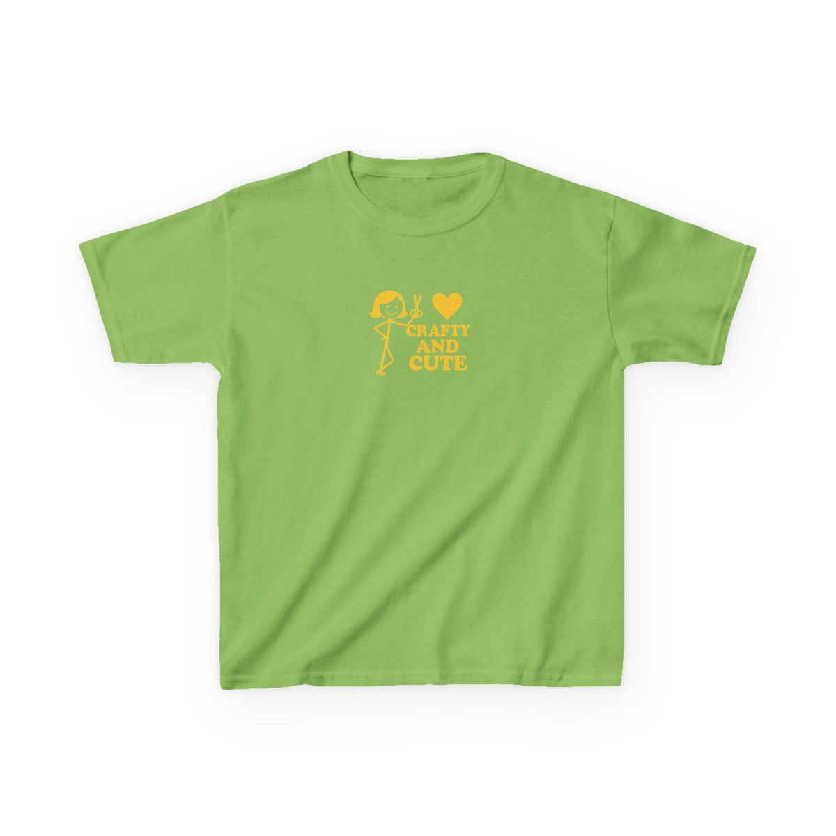 Cute and Crafty Graphic Baby Tee — vista laterale