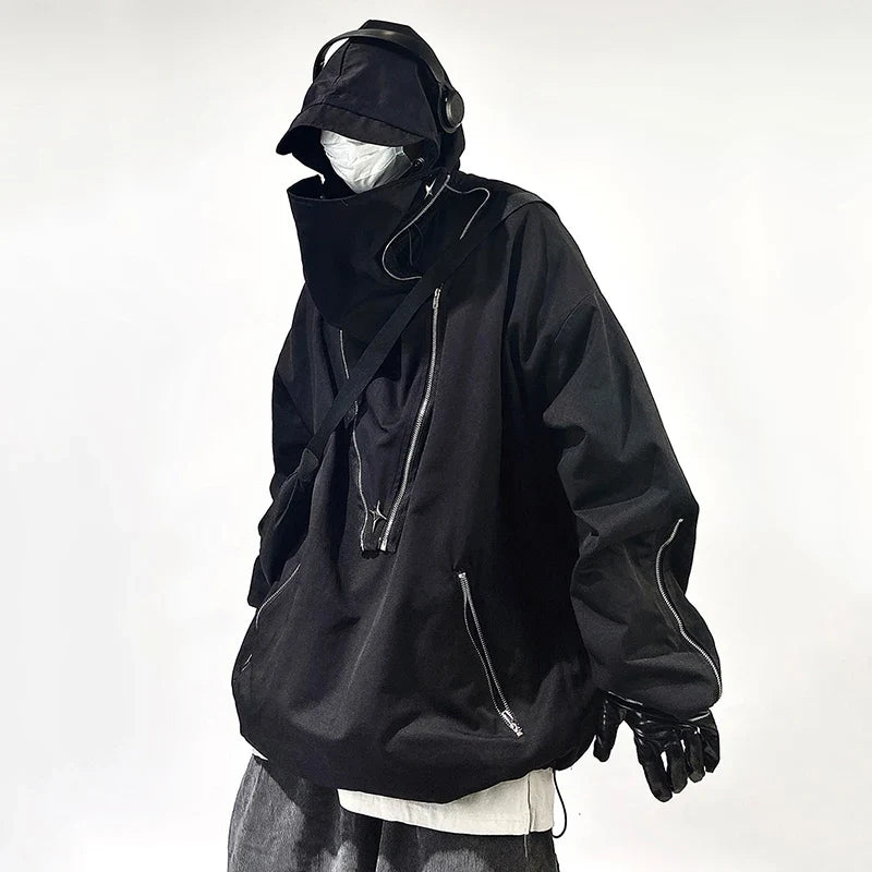 Cyber Y2K Futuristic Coat — in alternativa