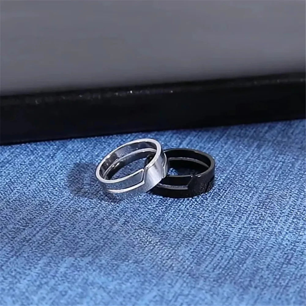 Cyberpunk Band Ring — vista laterale