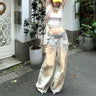 Distressed Y2K Baggy Ripped Low Waist Denim Jeans