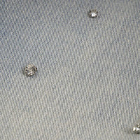 Distressed Y2K Rhinestone Studded Denim Shorts Jorts — in alternativa