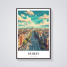Dublin Street View Poster