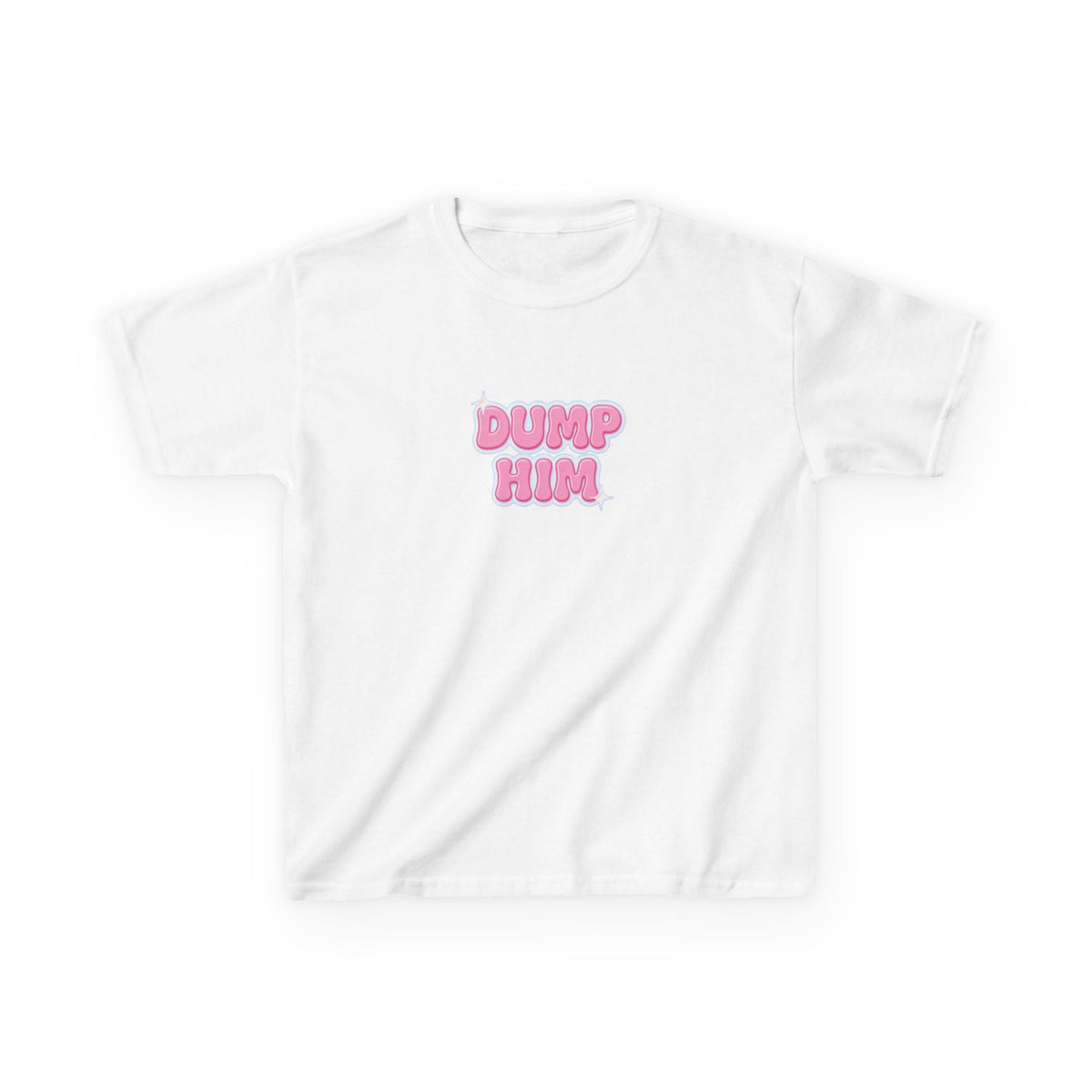 Dump Him Graphic Baby Tee — dettaglio