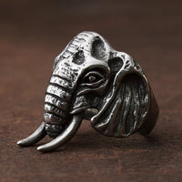 Elephant Head Ring — vista posteriore