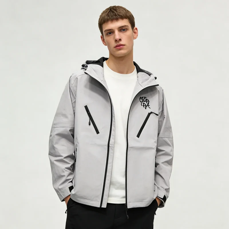 Embroidered Y2K Waterproof Windbreaker Jacket — in alternativa