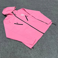 Embroidered Y2K Waterproof Windbreaker Jacket — dettaglio