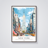 Empire State Building Retro Poster