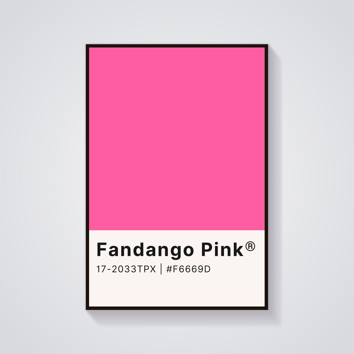 Fandango Pink Aesthetic Poster — vista frontale