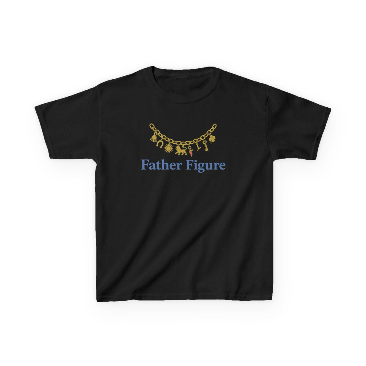 Father Figure Graphic Baby Tee — vista posteriore