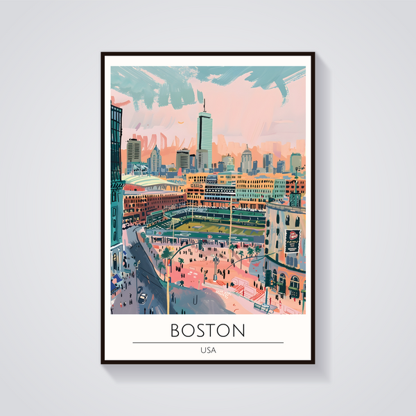 Fenway Park Boston Poster — vista frontale