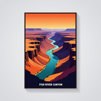 Fish River Canyon Poster — vista frontale