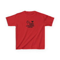 Flirt First, Apologise Later Graphic Baby Tee — vista frontale