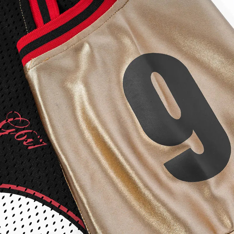 Gold Accent "Growing the World" Y2K Football Jersey — in alternativa