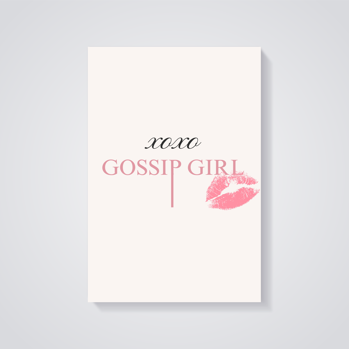 Gossip Girl XOXO Poster — vista posteriore
