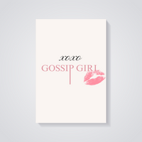 Gossip Girl XOXO Poster — vista posteriore