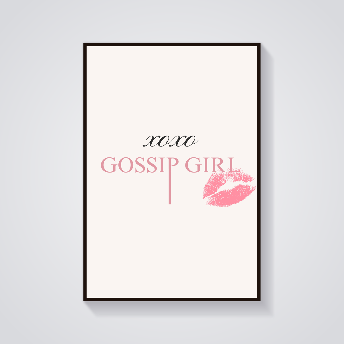 Gossip Girl XOXO Poster — vista frontale