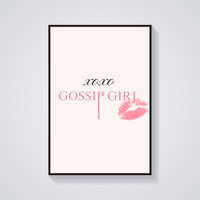 Gossip Girl XOXO Poster — vista frontale