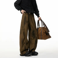 Grunge Y2K Baggy Wide Leg Cargo Trousers — dettaglio della stampa