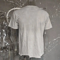 Grunge Y2K Retro Graphic Distressed Washed T Shirt — vista laterale