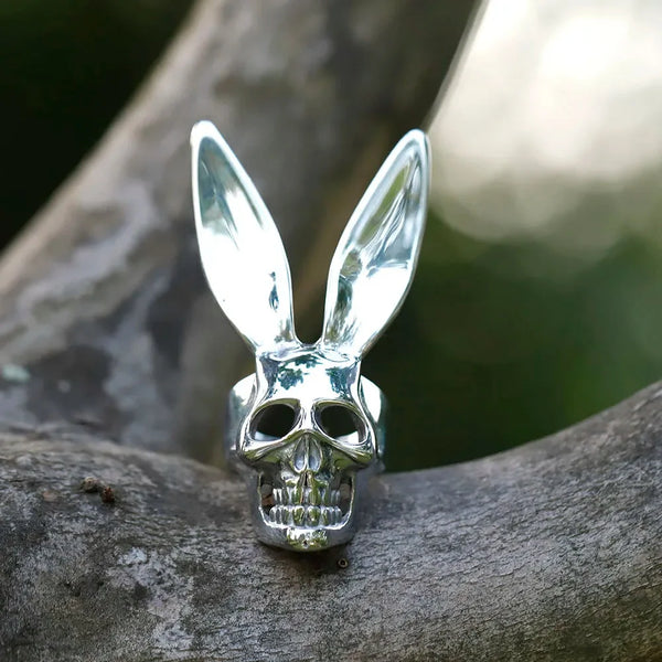 Bad Bunny Mask Ring — vista frontale