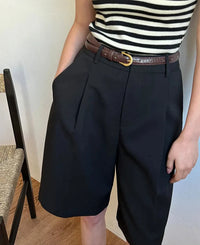High Waist Y2K Bermuda Shorts — vista posteriore