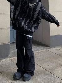 High Waist Y2K Multi Cargo Trousers — in alternativa