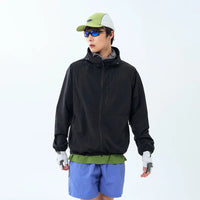 Hiking Y2K Breathable Trekking Windbreaker Jacket — dettaglio della stampa