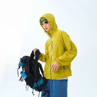 Hiking Y2K Breathable Trekking Windbreaker Jacket — vista posteriore