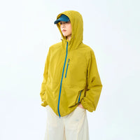 Hiking Y2K Breathable Trekking Windbreaker Jacket — dettaglio della stampa