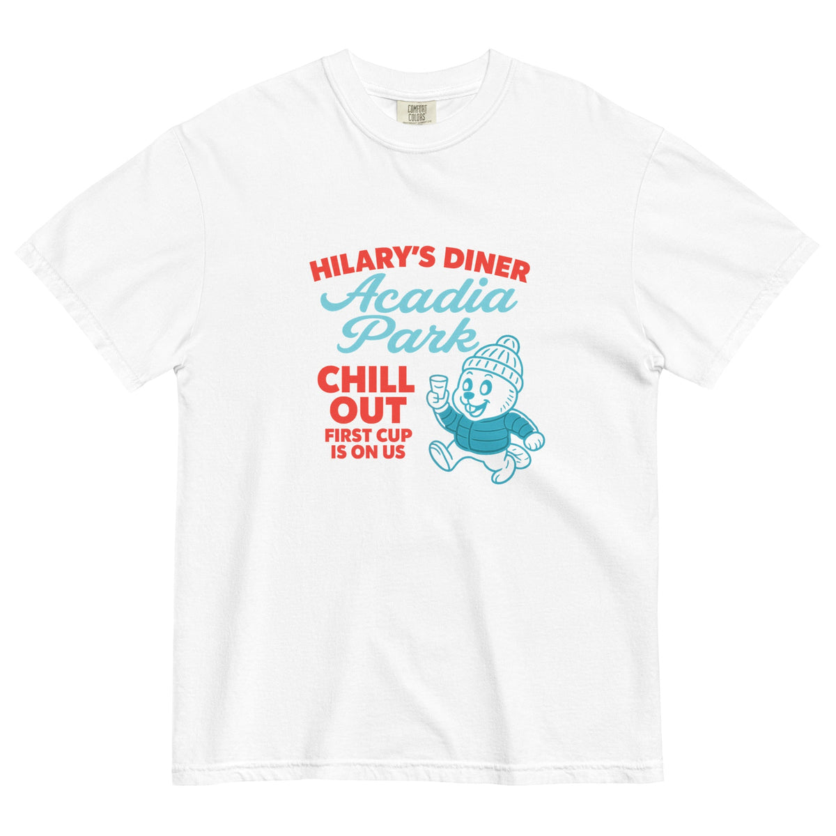 Hilary's Diner Graphic Heavyweight T Shirt — in alternativa